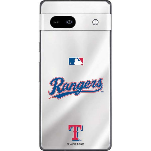 MLB Texas Rangers Home Jersey Google Pixel 7a Skin